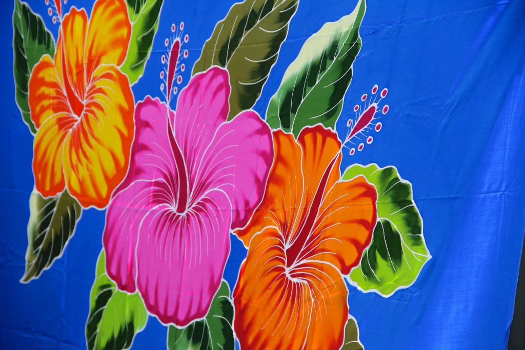 Bonita y grande toallas de mano, toallas de playa con flores de colores
