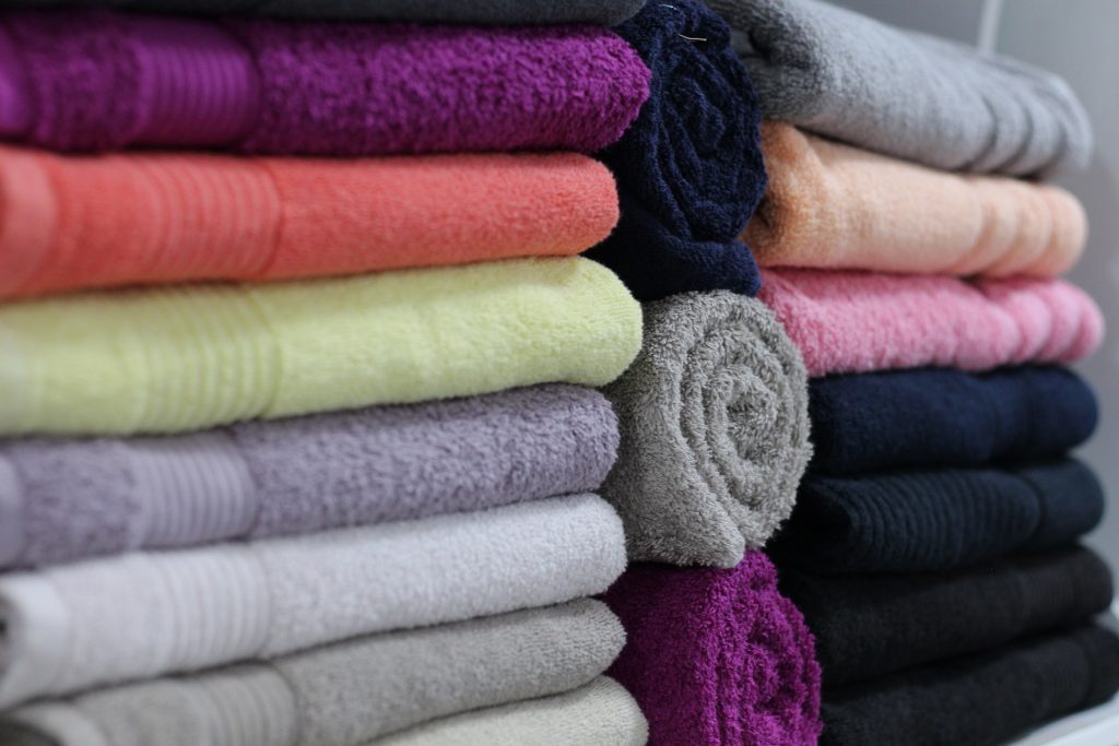 Bonitas toallas de distintos colores