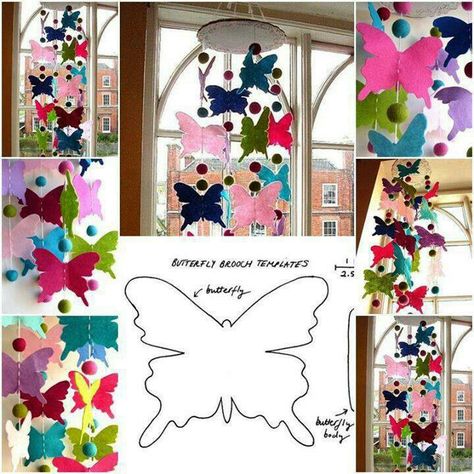Adornos decorativos de mariposas para la casa