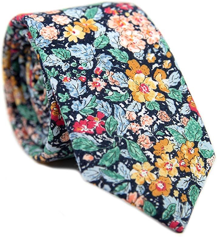 corbatas originales divertidas de flores